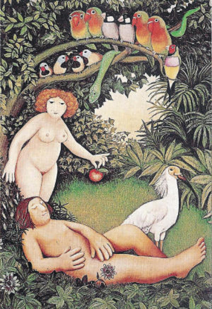Порно Комиксы Адам И Ева