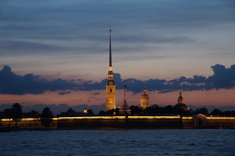 Санкт Петербург Петропавловская крепость со стрелки