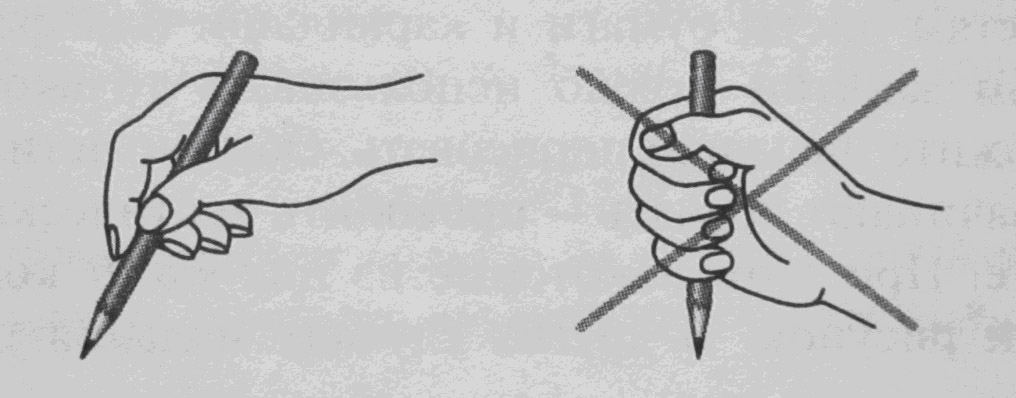 Академический рисунок как держать карандаш
