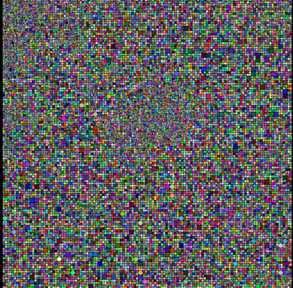 Глитч пиксели