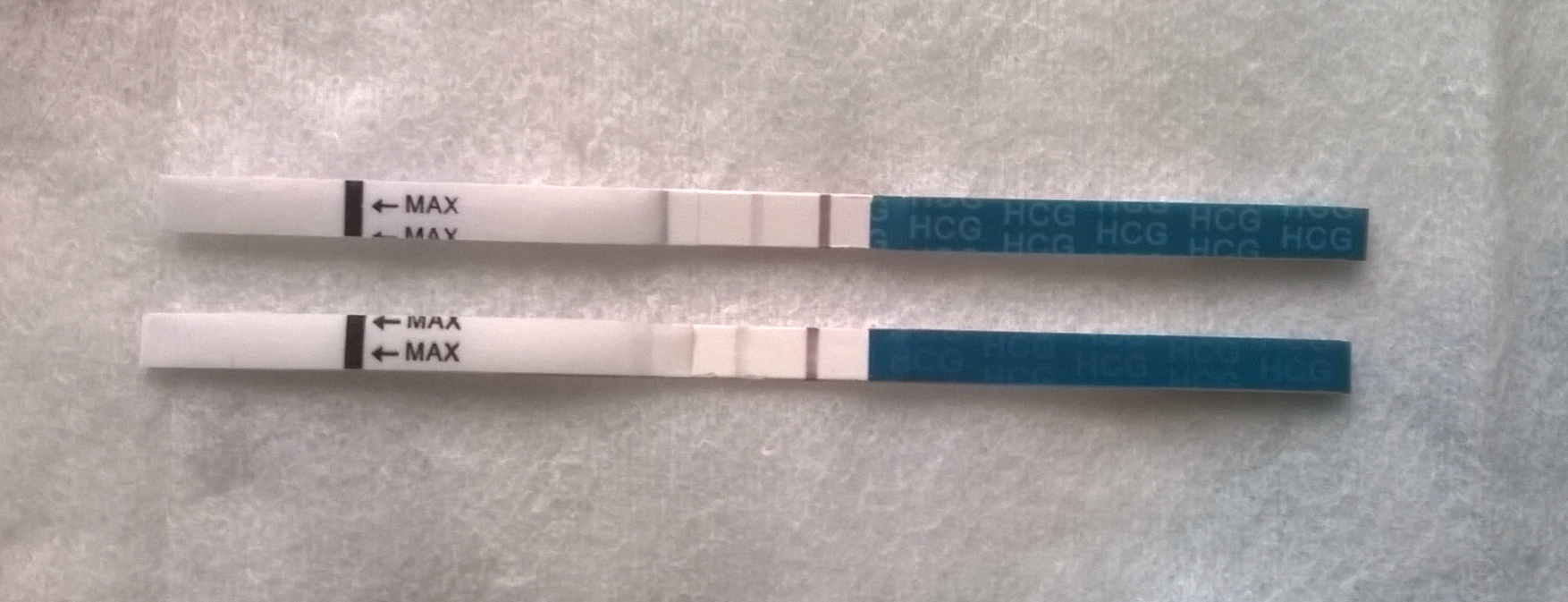 Тест на беременность показал бледную полоску