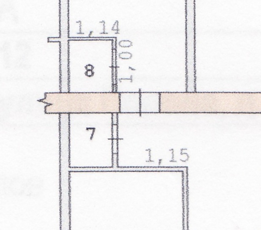 Толщина стен в квартире между комнатами