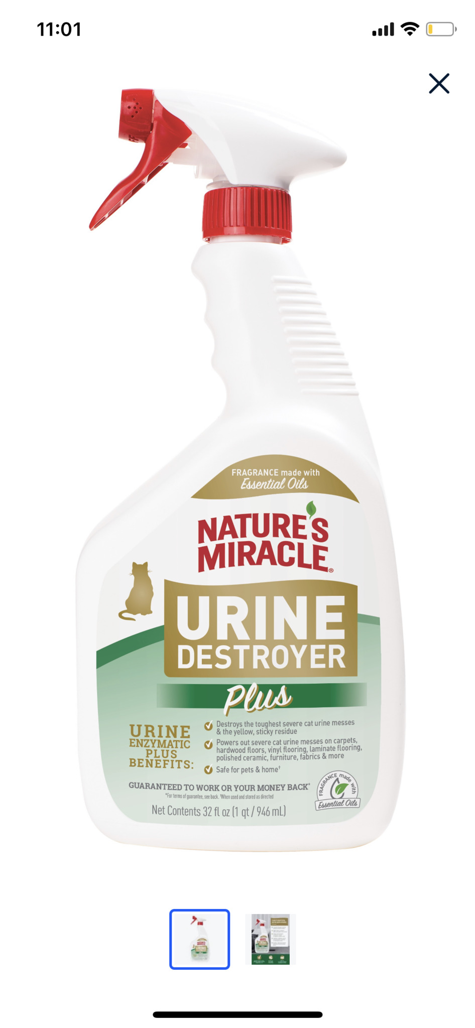 Nature S Miracle Urine Destroyer Купить