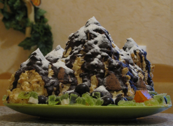 Торт гора самоцветов рецепт с фото