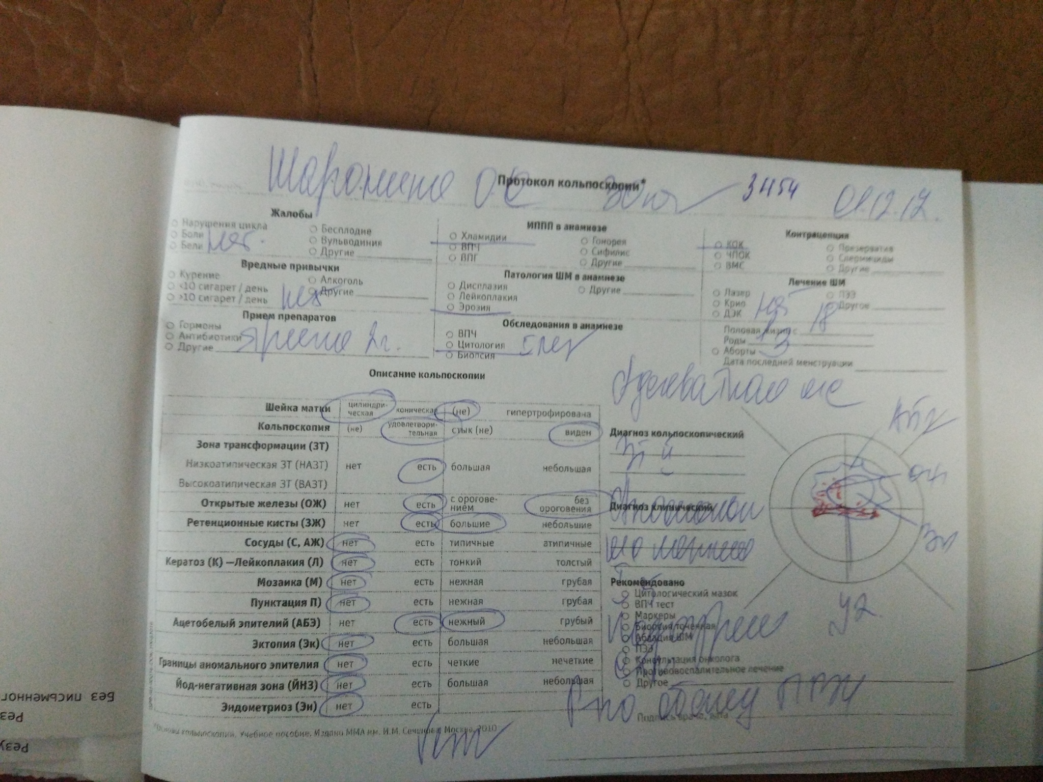 Может ли кровать после кольпоскопии