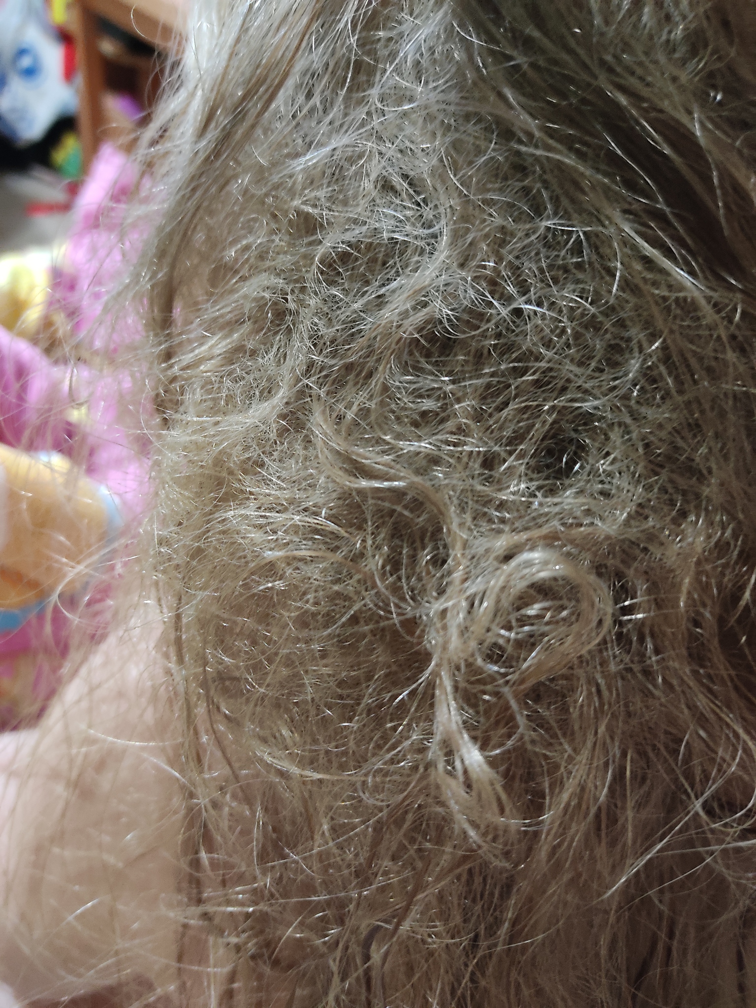 Как распутать колтуны в длинных волосах у ребенка