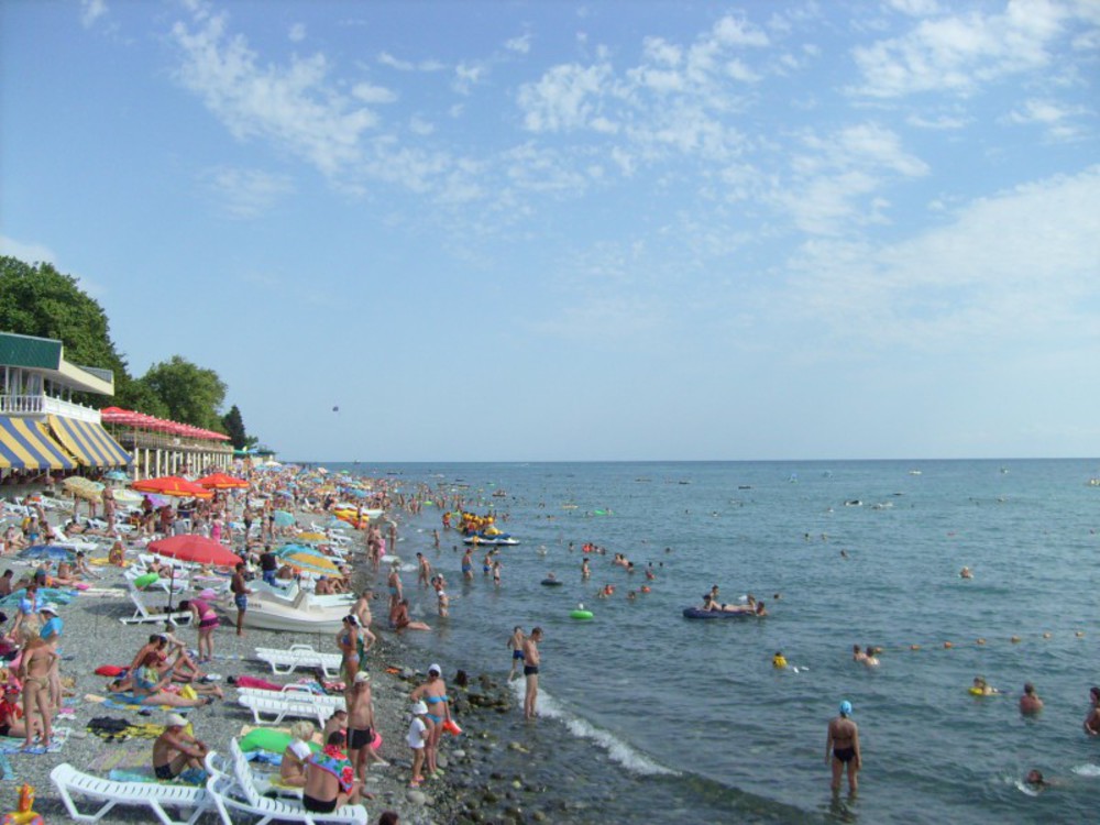 Пляж в лазаревском отзывы